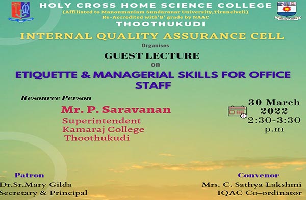 Holy Cross Home Science College